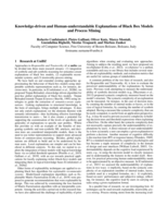 Knowledge-driven and Human-understandable Explanations of Black Box Models and Process Mining