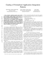 Catalog of Formalized Application Integration Patterns