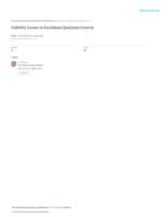 Stability issues in Euclidean quantum gravity
