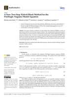 A New Two-Step Hybrid Block Method for the FitzHugh--Nagumo Model Equation