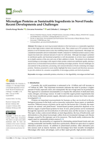 Microalgae proteins as sustainable ingredients in novel foods: Recent developments and challenges