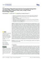 An ontology-based Framework for Geospatial Integration and Querying of Raster Data Cube Using Virtual Knowledge Graphs