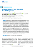 Deep Learning Based Multi pose Human Face Matching System