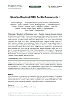 Global and Regional IUCN Red List Assessments: 1