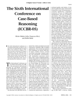 The Sixth International Conference on Case-based Reasoning