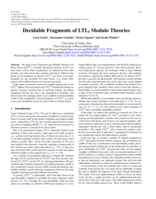 Decidable Fragments of LTLf Modulo Theories