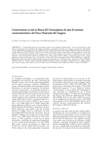 Conservazione ex situ in Banca del Germoplasma di taxa di interesse conservazionistico del Parco Nazionale del Gargano