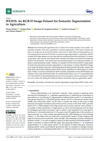 WE3DS: An RGB-D Image Dataset for Semantic Segmentation in Agriculture