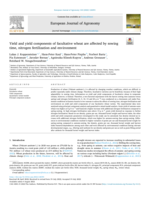 Yield and yield components of facultative wheat are affected by sowing time, nitrogen fertilization and environment
