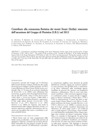 Contributo alla conoscenza floristica dei monti Sicani (Sicilia): resoconto dell’escursione del Gruppo di Floristica (S.B.I.) nel 2012