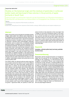 Studies on the botanical origin and the residues of pesticides in corbicular pollen loads and bee bread of bee colonies in the proximity of apple orchards in South Tyrol