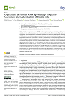 Applications of Solution NMR Spectroscopy in Quality Assessment and Authentication of Bovine Milk