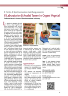 Il Centro di Sperimentazione Laimburg presenta: Il Laboratorio di Analisi Terreni e Organi Vegetali