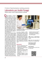 Il Centro di Sperimentazione Laimburg presenta: Laboratorio per Analisi Foraggi