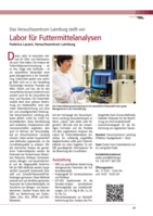 Das Versuchszentrum Laimburg stellt vor: Labor für Futtermittelanalysen