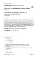 Social Capital and Hit-and-Run Road Accidents: Evidence from Italy