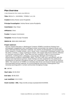 Data Management Plan - STEMCo v1.2.0