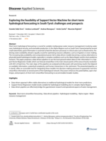 Exploring the feasibility of Support Vector Machine for short-term hydrological forecasting in South Tyrol: Challenges and prospects