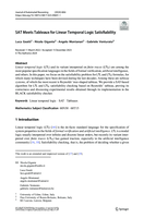 SAT Meets Tableaux for Linear Temporal Logic Satisfiability