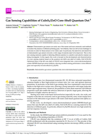 Gas Sensing Capabilities of CuInS2/ZnO Core–Shell Quantum Dot