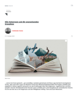 Nils Holgersson und die wegweisenden Graugänse