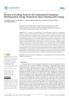 Review of Existing Tools for the Assessment of European Building Stock Energy Demand for Space Heating and Cooling