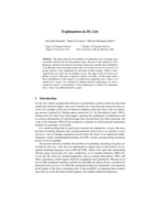 Explanation in DL-Lite