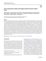 Class-wide genomic tendency throughout specific extremes in black fungi