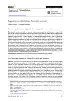 Segnali discorsivi in italiano: funzioni e posizioni