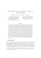 Data complexity of answering unions of conjunctive queries in SHIQ