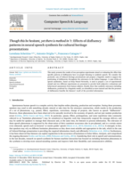 Though this be hesitant, yet there is method in ’t: effects of disfluency patterns in neural speech synthesis for cultural heritage presentations