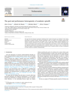 The goal and performance heterogeneity of academic spinoffs
