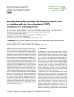 Assessing downscaling techniques for frequency analysis, total precipitation and rainy day estimation in CMIP6 simulations over hydrological years