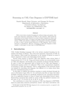 Reasoning on UML class diagrams is EXPTIME-hard