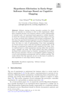Hypotheses Elicitation in Early-Stage Software Startups Based on Cognitive Mapping