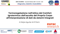 Termoregolazione nell'ottica del Comfort Igrotermico: dall'ascolto del Proprio Corpo all'interpretazione di dati da sistemi integrati