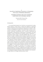 Sviluppo di competenze ecologiche e cittadinanza attiva con il patrimonio immateriale