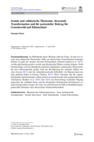 Soziale und solidarische Ökonomie, ökosoziale Transformation und ihr potenzieller Beitrag für Gemeinwohl und Klimaschutz