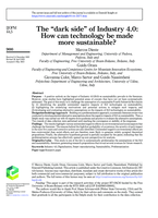 The “dark side” of Industry 4.0: How can technology be made more sustainable?