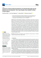 Visionary Nature-Based Solutions Evaluated through Social Return on Investment: The Case Study of an Italian Urban Green Space