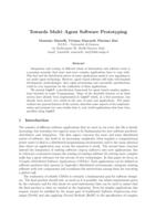 Towards Multi-Agent Software Prototyping