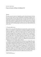 Cacce al tesoro al buio in italiano L2