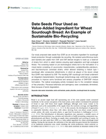 Date Seeds Flour Used as Value-Added Ingredient for Wheat Sourdough Bread: An Example of Sustainable Bio-Recycling