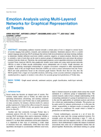 Emotion Analysis Using Multilayered Networks for Graphical Representation of Tweets
