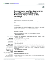 Corrigendum: Machine Learning for Causal Inference in Biological Networks: Perspectives of This Challenge (Frontiers in Bioinformatics, (2021), 1, (746712), 10.3389/fbinf.2021.746712)