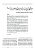 Developing an automated monitoring system for cable yarding systems