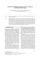 A Quality-driven Machine Learning Governance Architecture for Self-adaptive Edge Clouds