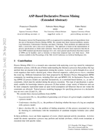 ASP-Based Declarative Process Mining