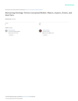 Abstracting Ontology-Driven Conceptual Models: Objects, Aspects, Events, and Their Parts