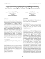 Processing historical film footage with Photogrammetry and Machine Learning for Cultural Heritage documentation